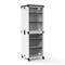 Luxor Modular Classroom Bookshelf - Narrow Stacked Modules with Casters and Tabletop MBSCB06 - alternate 1